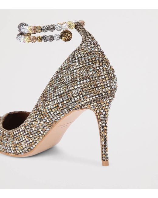 Kurt Geiger Metallic Embellished Belgravia Jewel Pumps