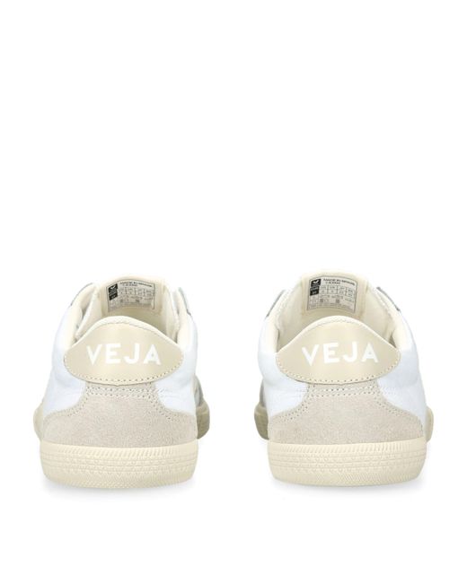 Veja White Suede Volley Sneakers