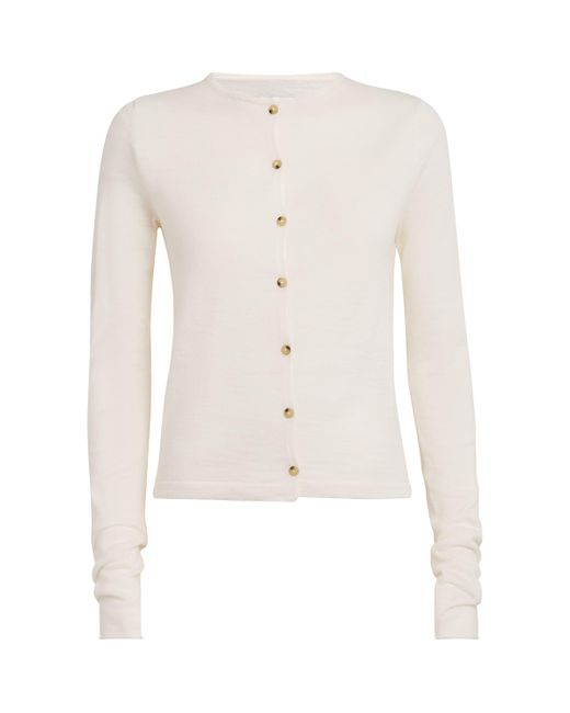 Lauren Manoogian White Alpaca Cardigan