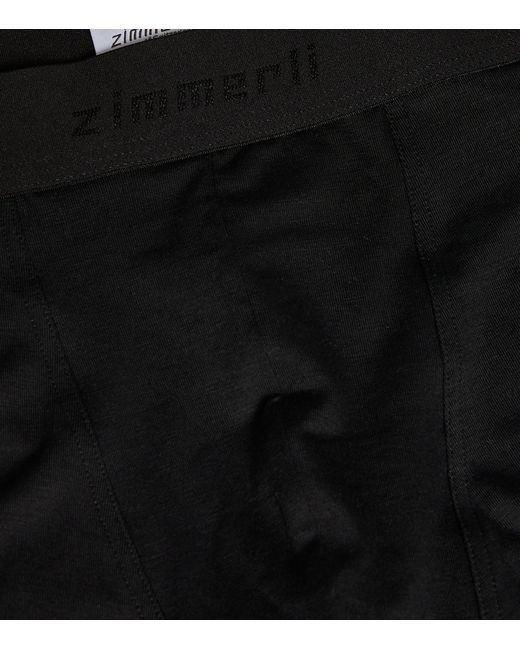 Zimmerli of Switzerland Black 700 Pureness Boxer Briefs for men