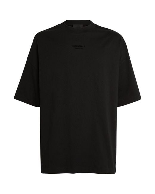 Fear Of God Black Essentials T-Shirt Jet for men