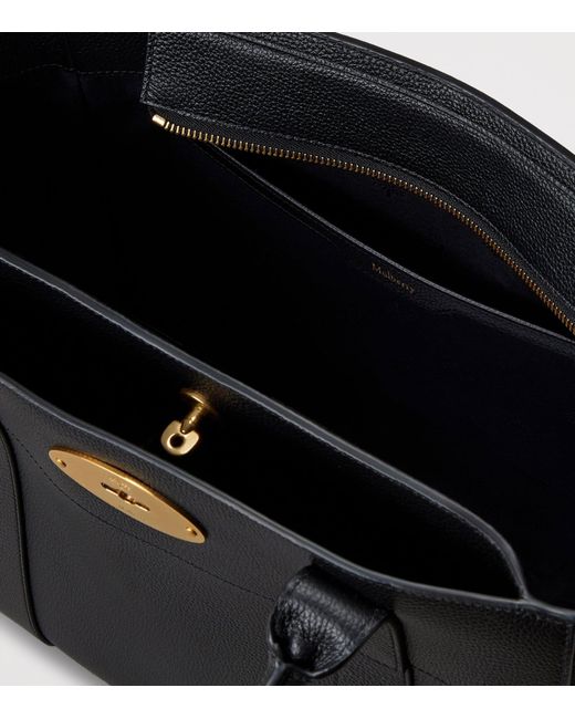 Mulberry Black Leather Bayswater 9 To 5 Tote Bag
