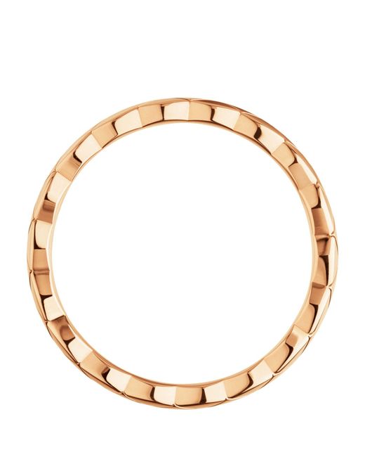 Chanel Natural Beige Gold Coco Crush Ring
