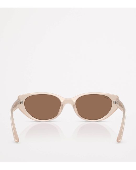Ray-Ban Brown Rb4457D Bio-Based Sunglasses
