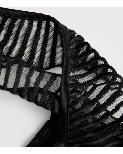 Coco De Mer Black Athena Quarter-Cup Bra