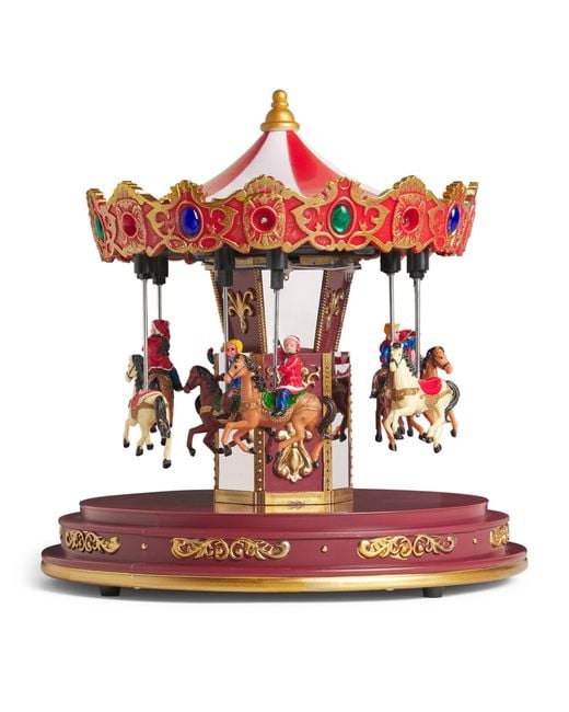 Harrods Red Carousel Ornament