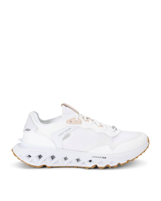 Cole Haan White 5.zerøgrand Embrostitch Trainers for men