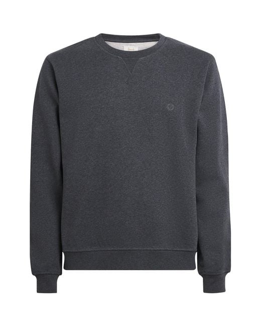 Harrods Gray Cotton Jersey Logo Sweatshirt for men