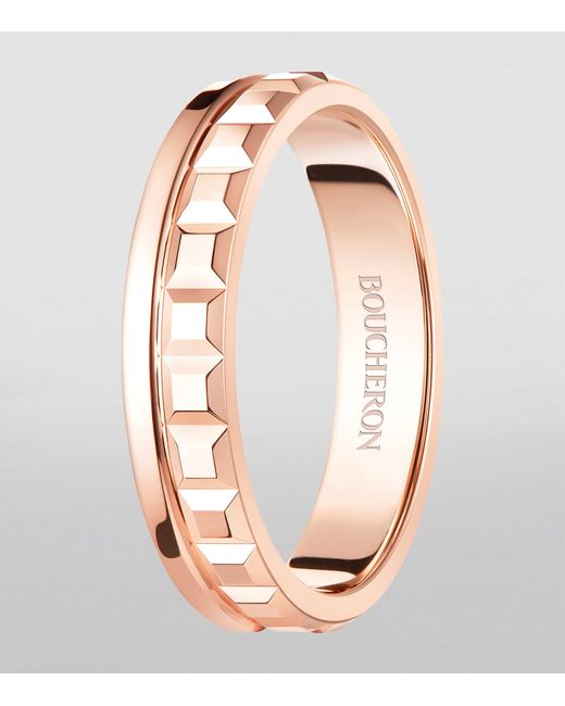 Boucheron Pink Quatre Radiant Edition Wedding Band