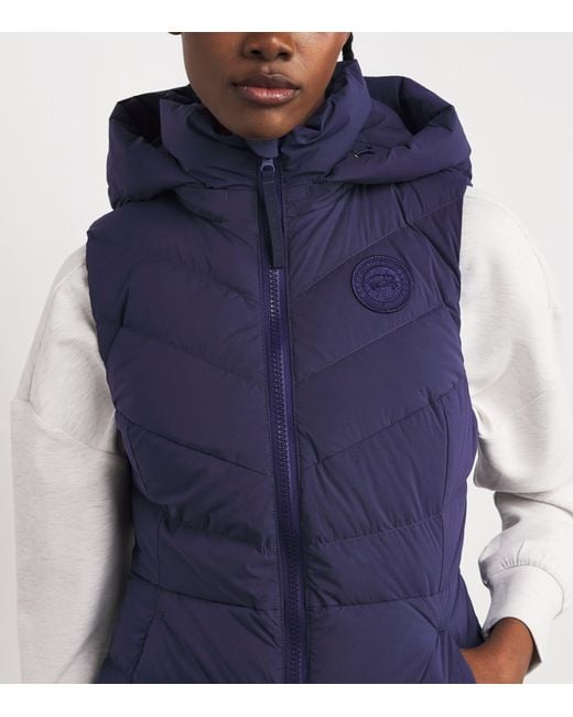 Canada Goose Blue Water-Repellent Down Clair Gilet