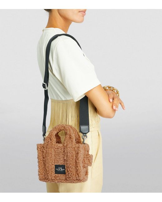 Marc Jacobs Micro The The Teddy Tote Bag in Brown