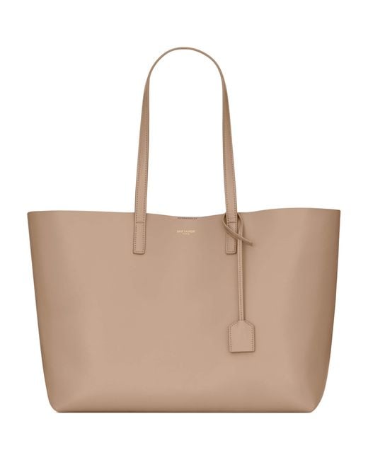 Saint Laurent Natural East/West Shopper Bag