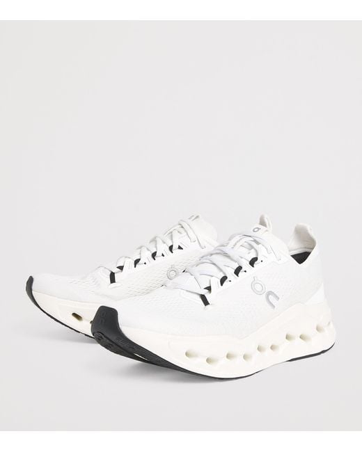 On Shoes White Cloudsurfer Max Trainers for men