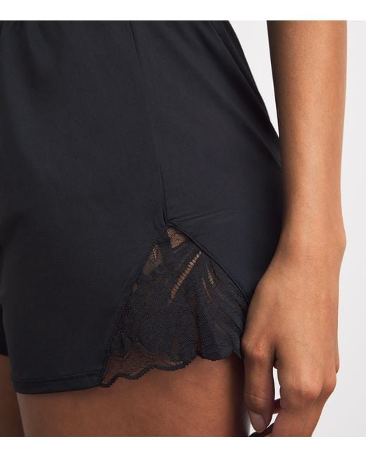Falke Blue Delicate Touch Pyjama Shorts