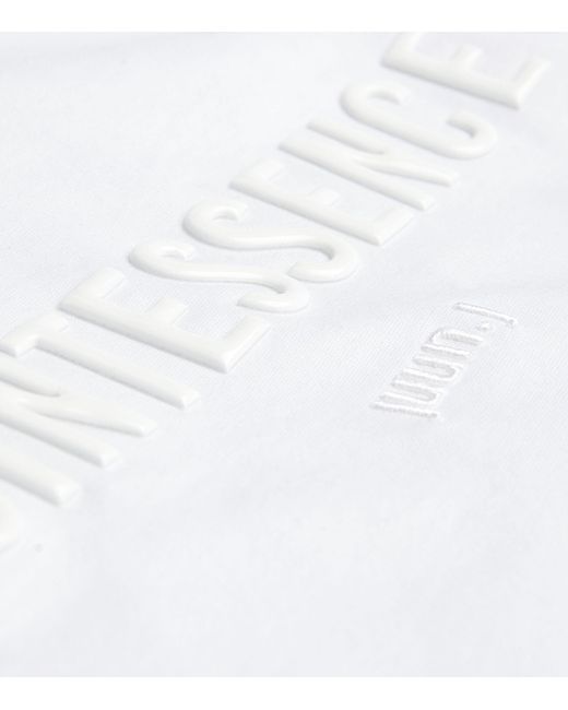 Juun.J White Oversized Graphic T-shirt for men