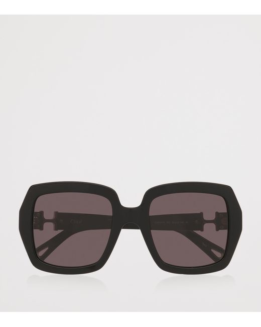 Chloé Brown 06N000575 Rectangle Sunglasses
