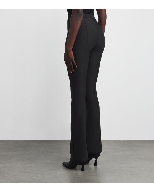 Skims Black High-Waisted Flared Leggings