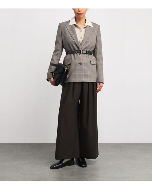 Maje Black Leather Miss M Belt