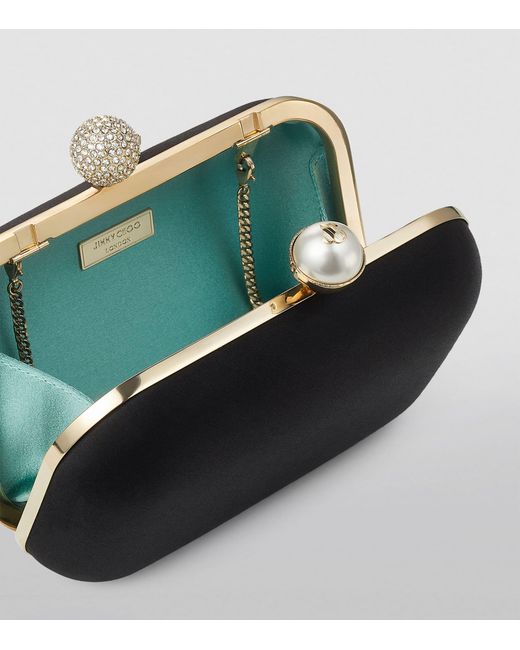 Jimmy Choo Black Cloud Clutch Bag