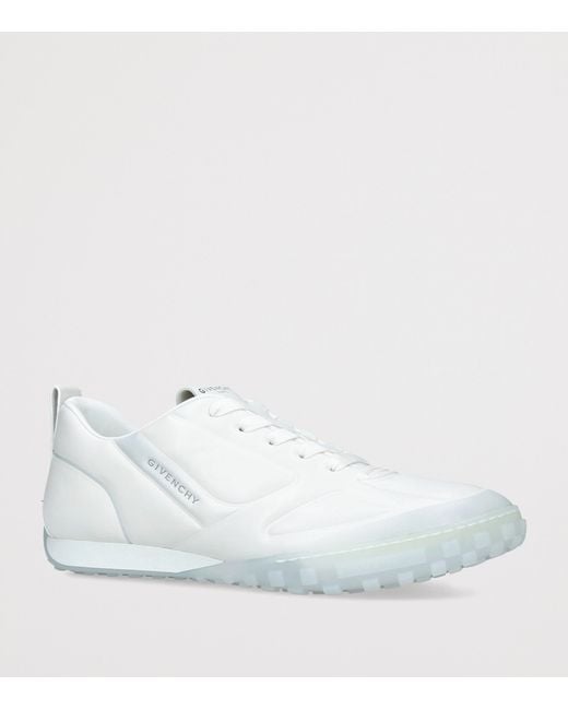 Givenchy White Leather Glide Sneakers for men