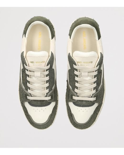 Axel Arigato Green Suede Clay Low-Top Sneakers for men