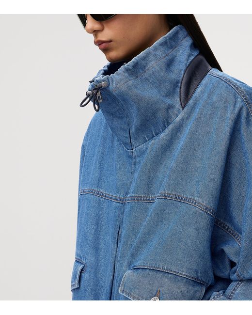 Loewe Blue Denim Bomber Jacket