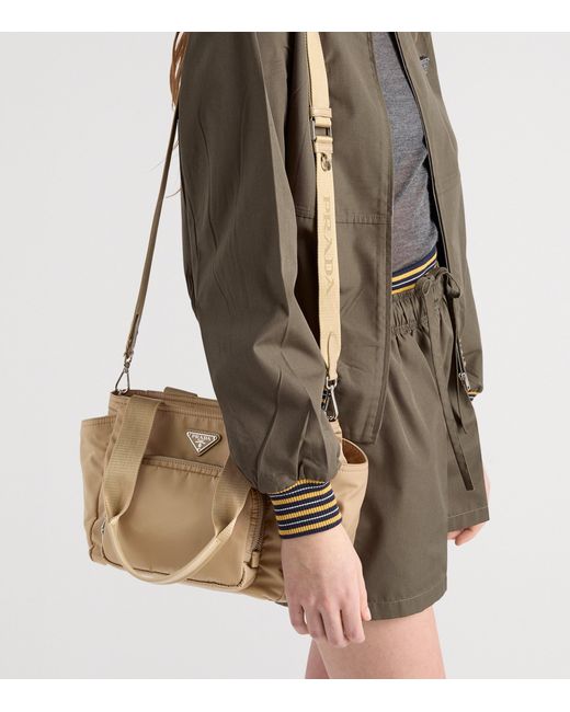 Prada Brown Re-Nylon Tote Bag