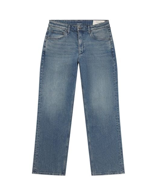 Rag & Bone Blue Fit 4 Straight Jeans for men
