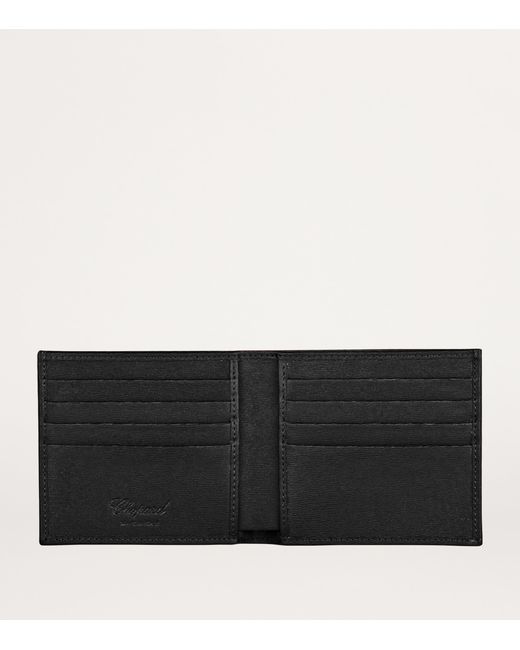 Chopard Black Small Leather Classic Bifold Wallet