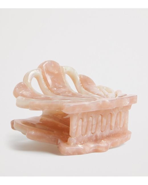 Zimmermann Natural Acetate Shell Clasp Hair Clip