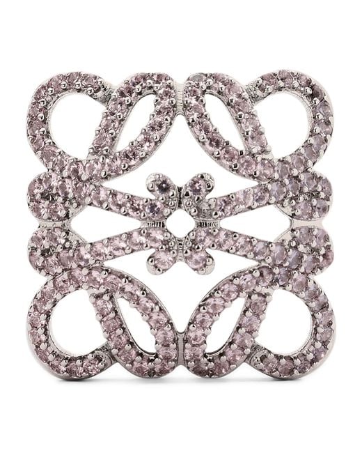 Loewe Metallic Embellished Bombe Anagram Dice Charm