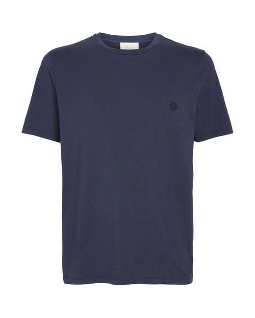 Harrods Blue Cotton T-Shirt for men