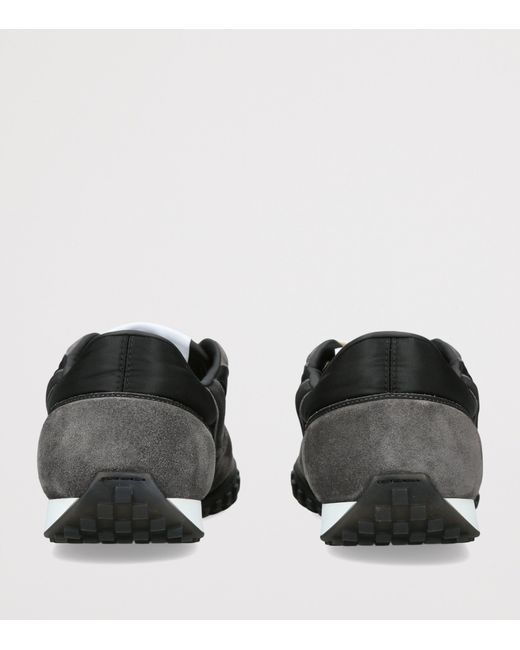 Givenchy Black Suede Glide Sneakers for men