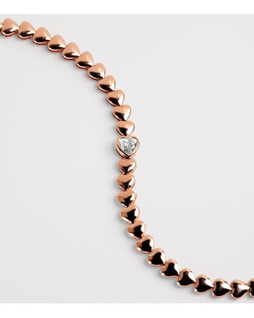Anita Ko Natural And Diamond Heart Bracelet