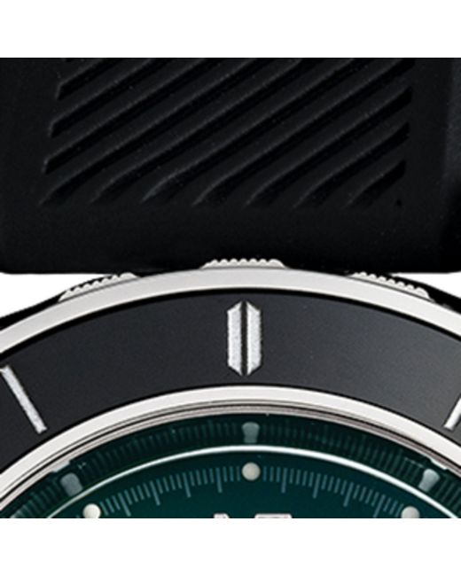 March LA.B Green Stainless Steel Belza Automatic Watch 40mm for men