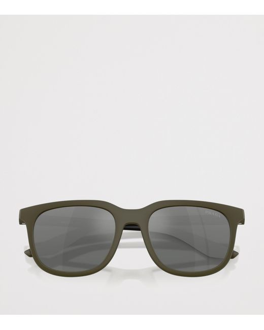 Prada Linea Rossa Gray Pillow Sunglasses for men