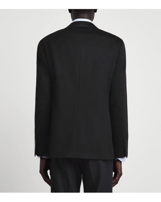 Canali Black Cashmere Kei Blazer for men