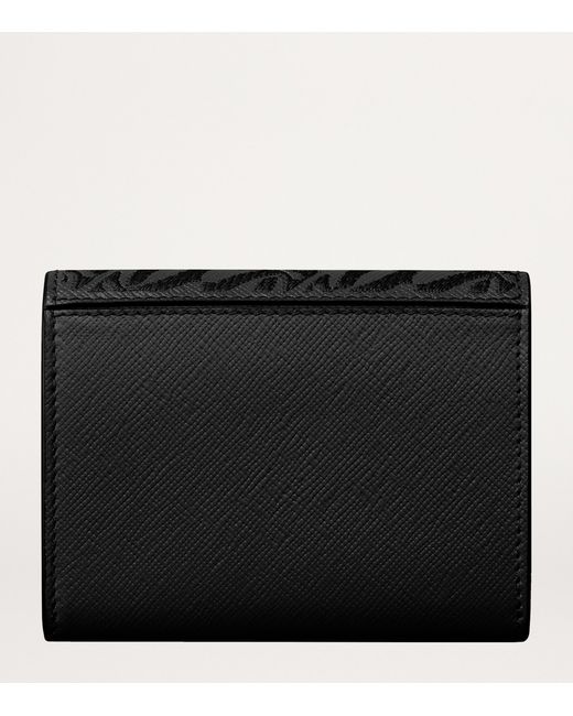 Cartier Black Mini Leather C De Wallet