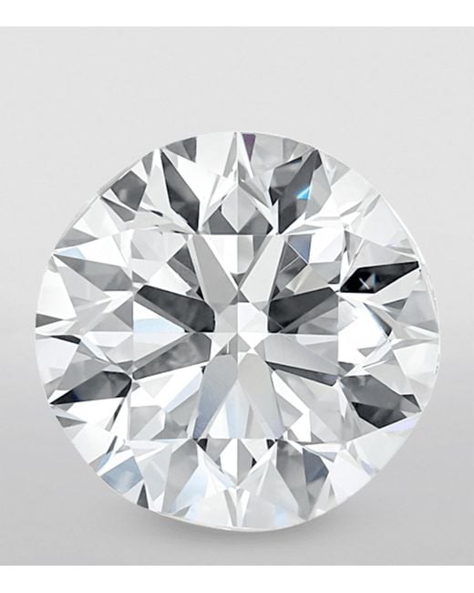 Maria Tash White And Diamond Invisible Set Single Earring