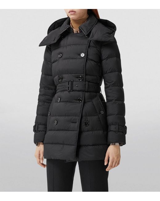 Burberry Black Down-filled Detachable Hood Puffer Jacket