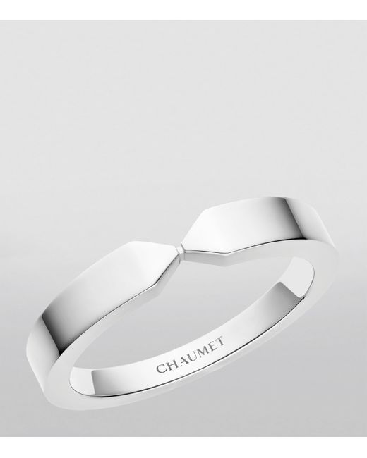 Chaumet Metallic Platinum Triomphe De Wedding Band