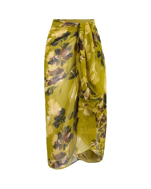 Away That Day Yellow Santorini Sarong