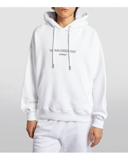 Off-White c/o Virgil Abloh White Logo Hoodie for men