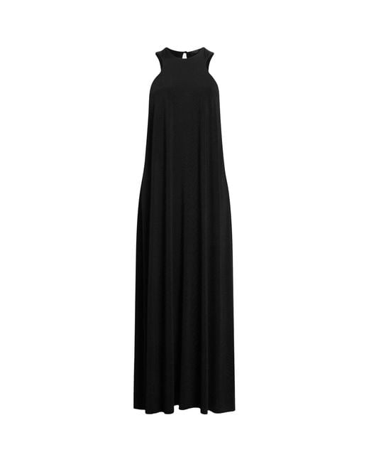 AllSaints Black Kura Maxi Dress