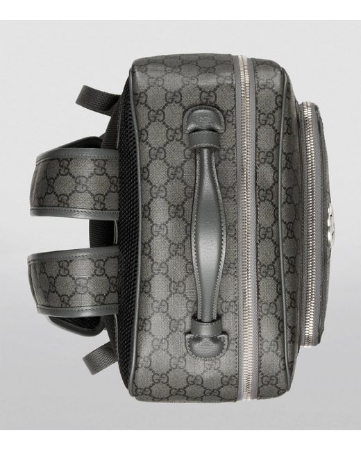 Gucci Black Medium Ophidia Gg Backpack for men