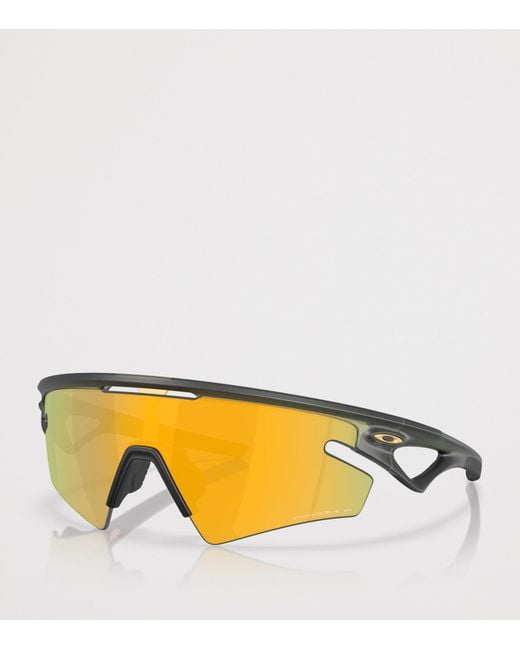 Oakley Yellow Sphaera Slash Rectangle Sunglasses