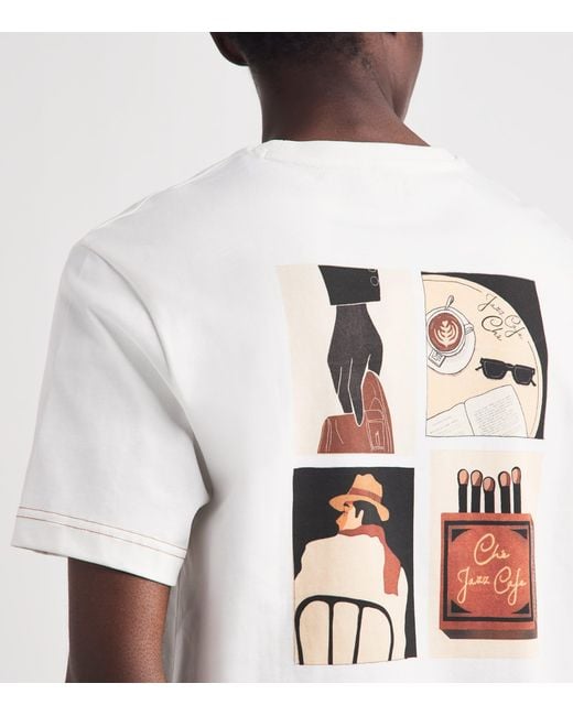 CHE White X Midnight Hour Jazz Cafe T-Shirt for men