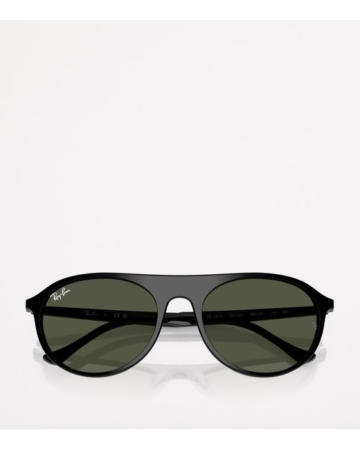 Ray-Ban Green Rb2215 Rounded Square Sunglasses