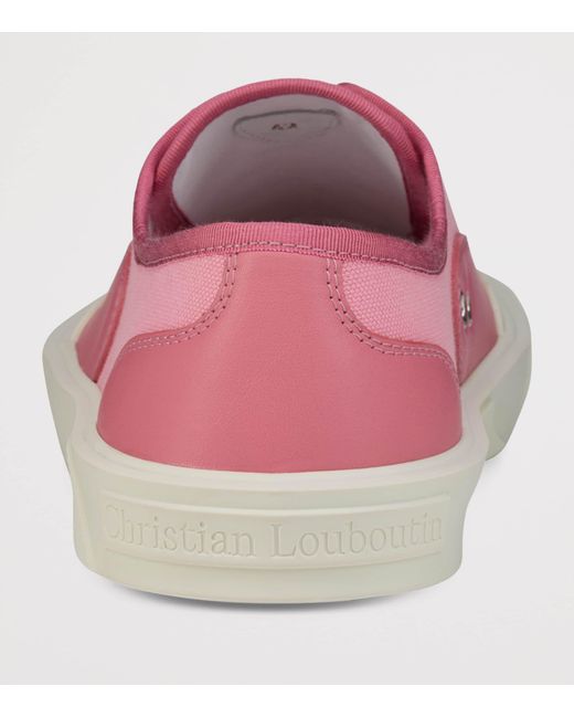 Christian Louboutin Pink Tactical Skate Sneakers for men