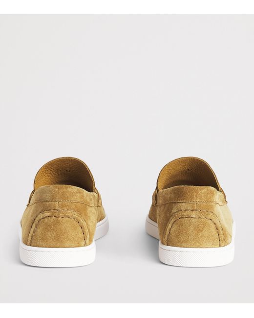 Christian Louboutin Natural Chambeliboat Leather Boat Shoes
